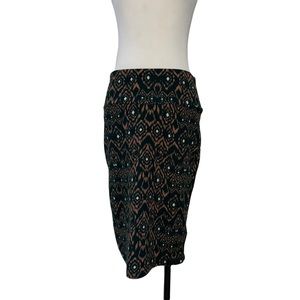 LuLaRoe Bohemian Stretchy Soft Pencil Skirt